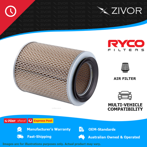 New RYCO Air Filter - Round For ISUZU N SERIES NKR150 3.6L 4BE1 A334