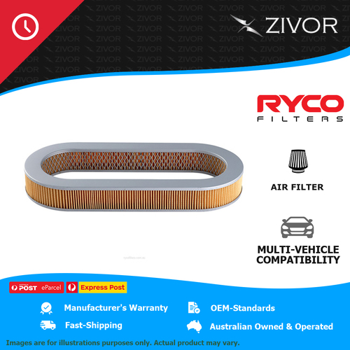 New RYCO Air Filter Oval For SUBARU L SERIES DL/GF/GL 1.8L EA81 A337