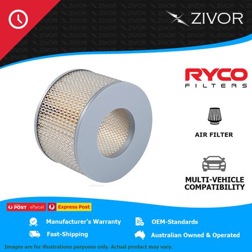 New RYCO Air Filter - Round For TOYOTA LANDCRUISER HZJ78R 4.2L 1HZ A340