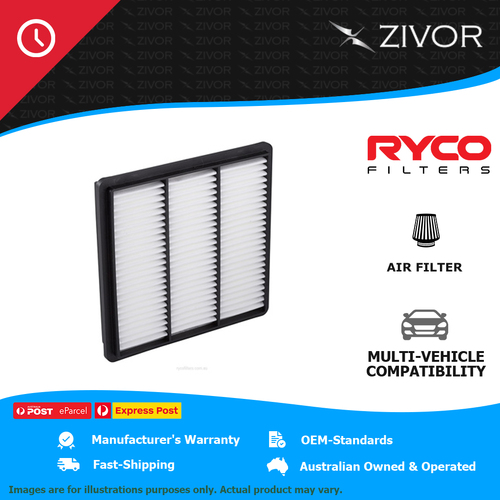 New RYCO Air Filter - Panel For MITSUBISHI TRITON MJ 3.0L 6G72 A489