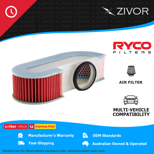 New RYCO Air Filter Oval For HONDA LEGEND KA 2.7L C27A1, C27A2 A493