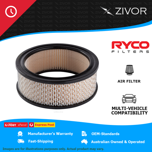 RYCO Air Filter-Round For CHRYSLER VALIANT CHARGER CL 4.0L 245 cu.in Hemi A50