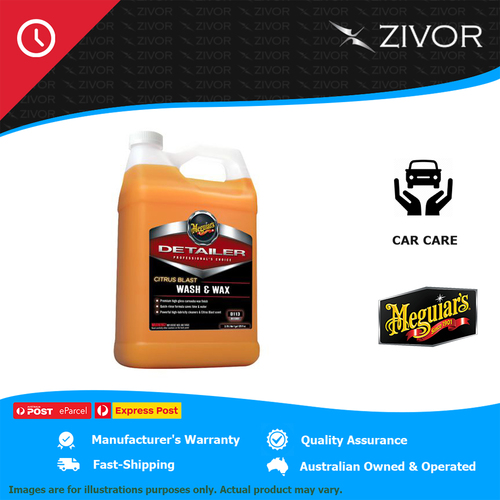 New MEGUIARS PR Citrus Blast Wash & Wax 3.78L - D11301*By Zivor*