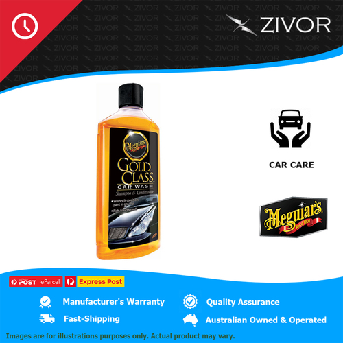 New MEGUIARS Car Care Gold Class Shampoo & Conditioner 473ml G7116