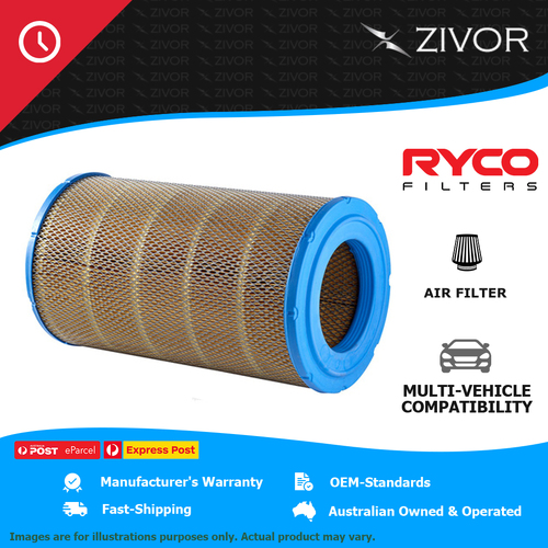 RYCO Air Filter-Heavy Duty For MITSUBISHI FUSO AERO MIDI MJ117 7.5L 6D16 HDA5878