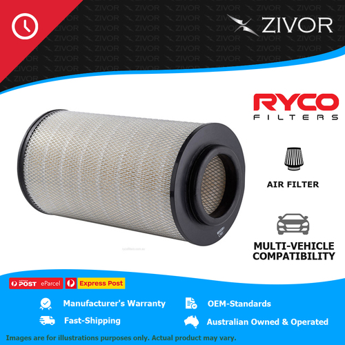 New RYCO Air Filter - Heavy Duty For HINO 500, RANGER FG 1527 7.7L J08E HDA5888