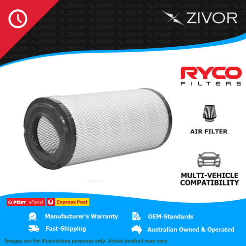 New RYCO Air Filter - Heavy Duty For KOMATSU WB97R-5 4.5L S4D104E HDA5949