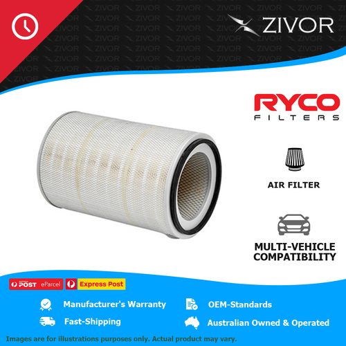 RYCO Air Filter-Heavy Duty For IVECO POWERSTAR ADN 14.9L ISX & Signature HDA5968