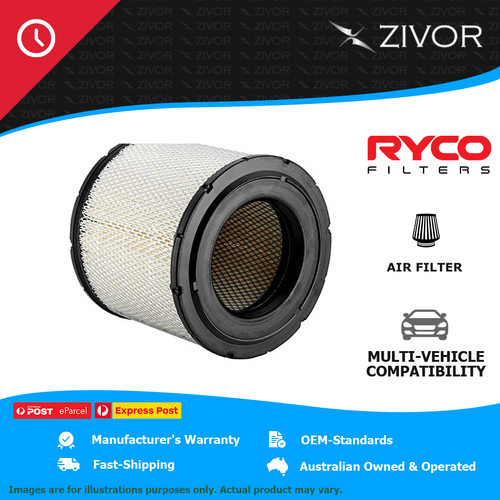 RYCO Air Filter-Heavy Duty For HINO 300 SERIES XJC740R 921 5.1L J05E-UJ HDA5973
