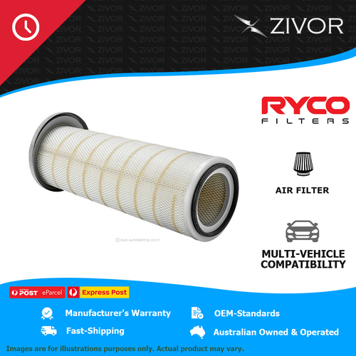 New RYCO Air Filter - Heavy Duty For MACK TRIDENT AB/AF 12.8L MP8 HDA5979