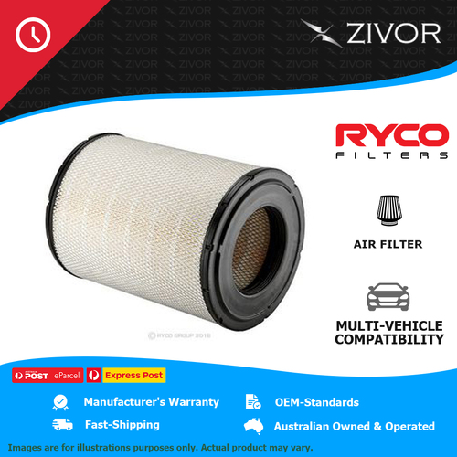 New RYCO Air Filter - Heavy Duty For HINO 500, RANGER GH 1832 8.9L A09C HDA6008