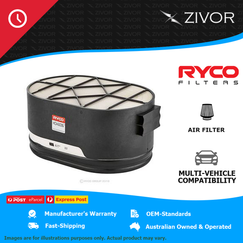 New RYCO Air Filter - Heavy Duty For MITSUBISHI FUSO HEAVY,SHOGUN FV54ST HDA6036