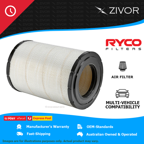 New RYCO Air Filter - Heavy Duty For SCANIA P124 11.7L DSC12 HDA6049