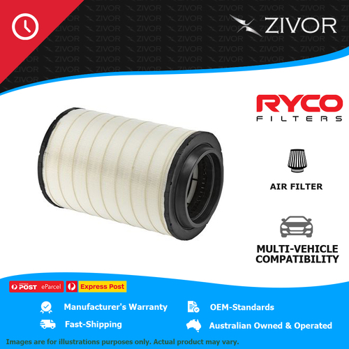 New RYCO Air Filter - Heavy Duty For DAF CF75 9.2L Paccar PR Series HDA6067
