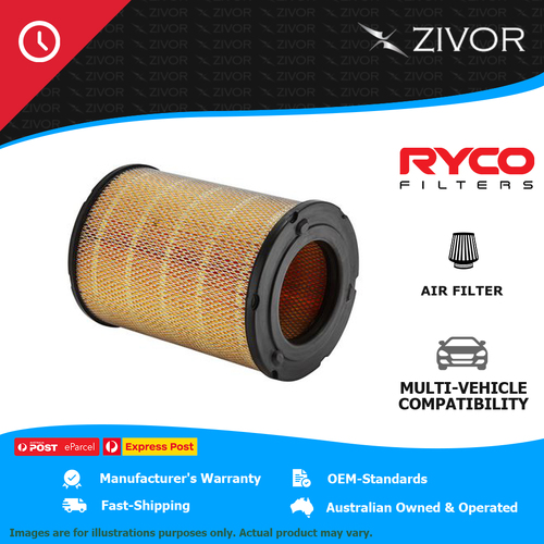New RYCO Air Filter - Heavy Duty For JOHN DEERE 7630 6.8L 6414T HDA6087