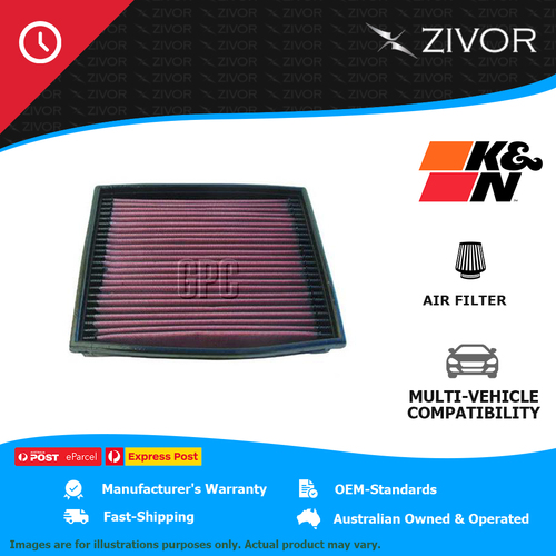 New K&N Performance Air Filter Panel For ISUZU D-MAX TF 3.0L 4JJ1-TC #33-2013