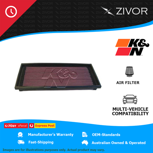 New K&N Air Filter Panel For CHEVROLET CORVETTE C4 5.7L L83 #33-2014