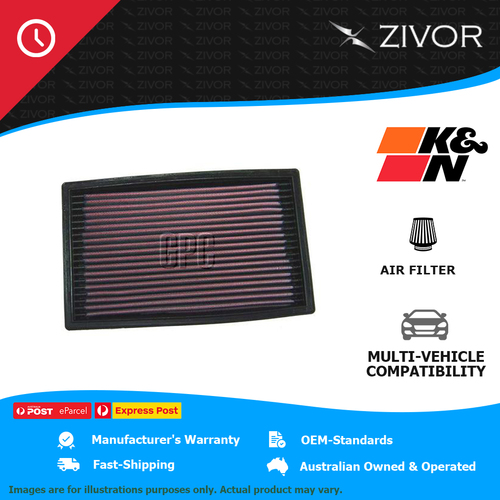 New K&N Performance Air Filter Panel For FORD LASER KH 1.8L BPT #33-2034