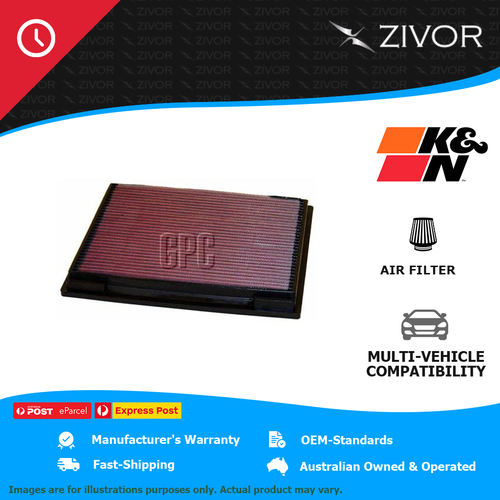New K&N Air Filter Panel For JEEP GRAND CHEROKEE GEN2 WG-WJ 2.7L ENF #33-2048
