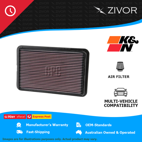 K&N Air Filter Panel For ISUZU VEHICROSS UGS25 (GREY IMPORT) 3.2L 6VD1 #33-2064