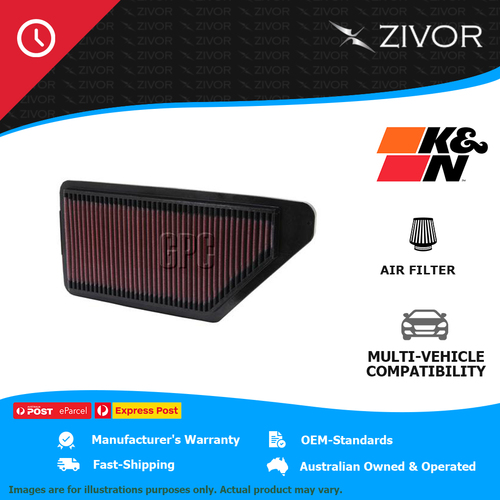 New K&N Performance Air Filter Panel For HONDA PRELUDE BB 2.2L H22A4 #33-2090