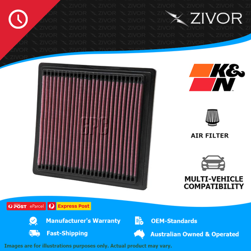 New K&N Air Filter Panel For HONDA CR-V RD 2.0L B20B8, B20Z1 #33-2104