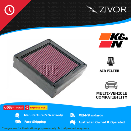 K&N Air Filter For MITSUBISHI LANCER EVOLUTION EVO 7 (CT9A) CT9A 2.0L #33-2105