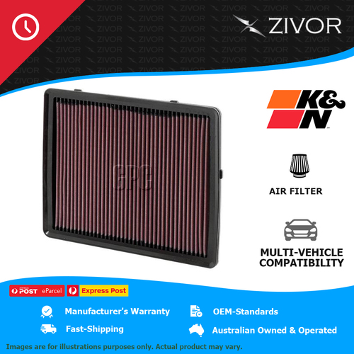K&N Air Filter Panel For HOLDEN CREWMAN VZ SS/SSZ/SV8 5.7L Gen3 LS1 #33-2116