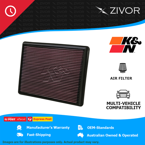 K&N Air Filter Panel For Chevrolet Suburban 1500 5.3L V8 Gas #33-2129
