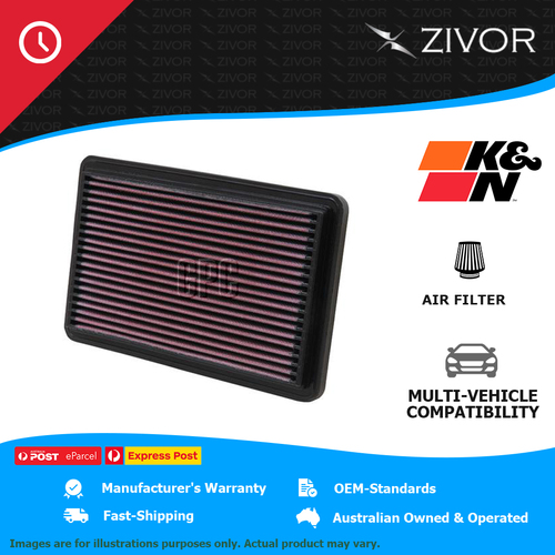 New K&N Air Filter Panel For FORD LASER KL KJ II 1.8L BP-ZE #33-2134