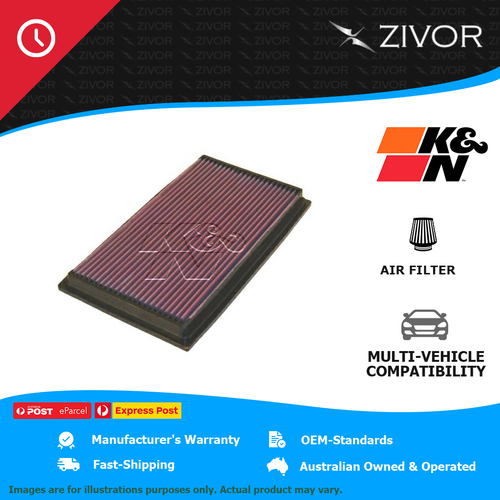 New K&N Air Filter Panel For JAGUAR XJ8 X308 4.0L AJV8 AJ26 AJ27 #33-2190