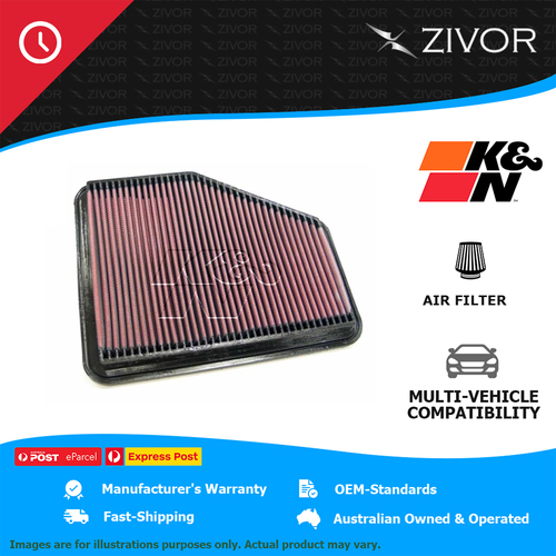 K&N Air Filter Panel For TOYOTA CROWN UZS186 (GREY IMPORT) 4.3L 3UZ-FE #33-2220