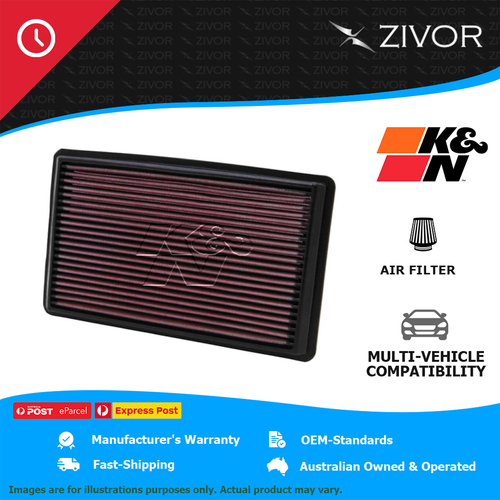 K&N Air Filter Panel For SUBARU IMPREZA G1 GC/GF SPORTSWAGON 1.8L EJ18 #33-2232