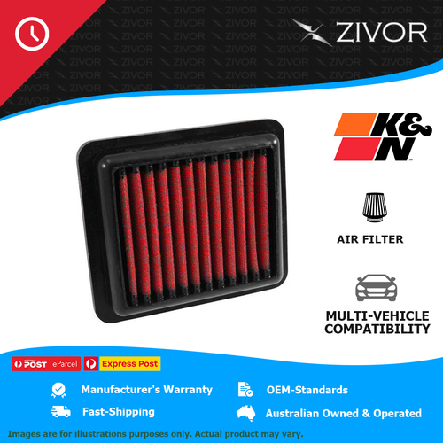 New K&N Air Filter cotton gauze washable, reusable 1 Year Warranty #33-2238