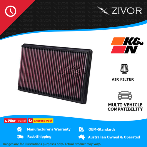 New K&N Replacement Air Filter For Dodge Ram 1500 3.7L V6 Gas #33-2247
