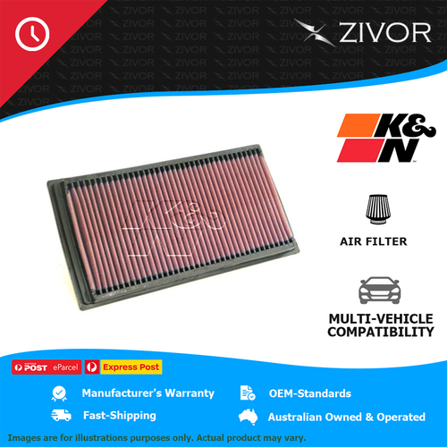 New K&N Air Filter For BMW X5 E70 XDRIVE 30i/3.0si 3.0L N52 B30 A #33-2255