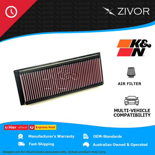 New K&N Air Filter For MERCEDES-AMG C32 W203 3.2L M112 #33-2256