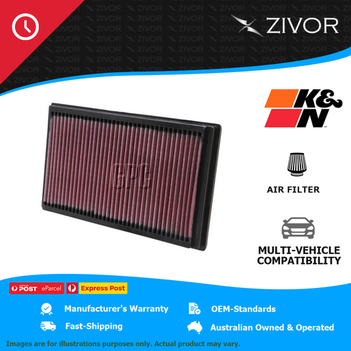New K&N Air Filter Panel For MINI HATCH R53 COOPER S 1.6L W11 B16 A #33-2270