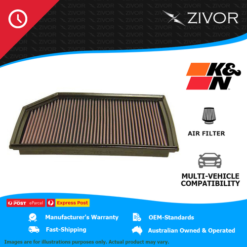 New K&N Air Filter For VOLVO V50 T5 2.5L B5254T3 #33-2280