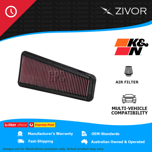 New K&N Air Filter Panel For TOYOTA HILUX GGN15R 4.0L 1GR-FE #33-2281