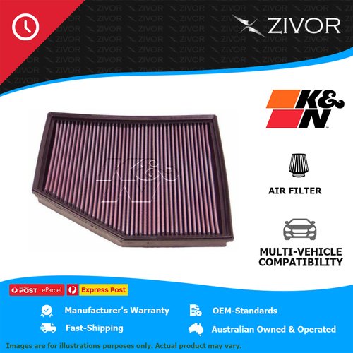 New K&N Performance Air Filter Panel For BMW 645Ci E63 4.4L N62 B44 A #33-2294