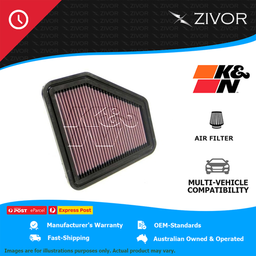 New K&N Air Filter Panel For TOYOTA VELLFIRE GGH20 (GREY IMPORT) 3.5L #33-2326