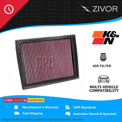 K&N Air Filter Panel For LAND ROVER RANGE ROVER SPORT L320 TDV6 2.7L #33-2333