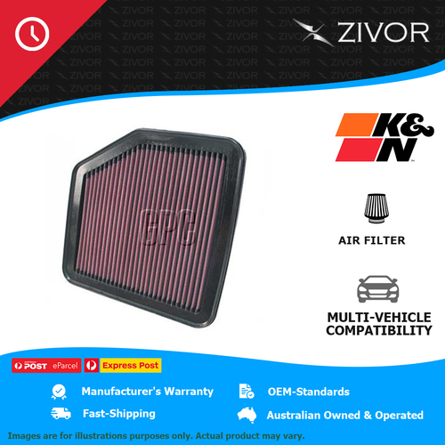 New K&N Air Filter Panel For TOYOTA MARK X GRX121 (GREY IMPORT) 3.0L #33-2345