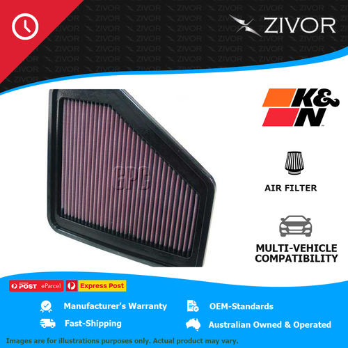 K&N Air Filter Panel For TOYOTA ESTIMA ACR55 (GREY IMPORT) 2.4L 2AZ-FE #33-2355