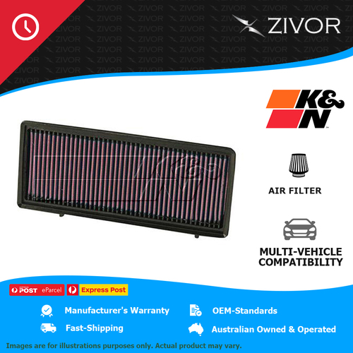 New K&N Replacement Air Filter For Nissan Altima Coupe 2.5L L4 Gas #33-2374