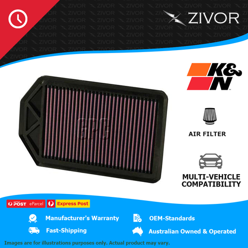 New K&N Performance Air Filter Panel For NISSAN NAVARA D40 3.0L V9X #33-2377