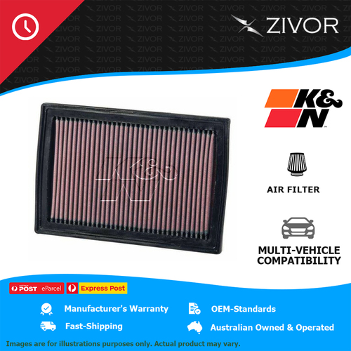 New K&N Air Filter Panel For LEXUS ES300h AVV60R 2.5L 2AR-FXE #33-2381