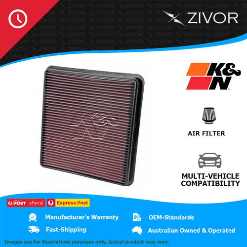New K&N Air Filter Panel For LEXUS LX570 URJ201R 5.7L 3UR-FE #33-2387
