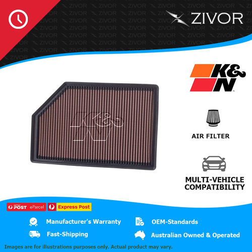 New K&N Air Filter Panel For VOLVO V60 CROSS COUNTRY D4 2.4L D5244T21 #33-2388